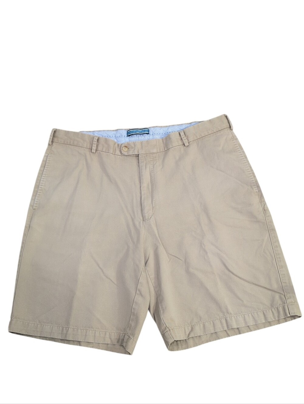 Peter Millar Shorts, Khaki, Pima Cotton, Flat Front, Golf Casual, Men's 38